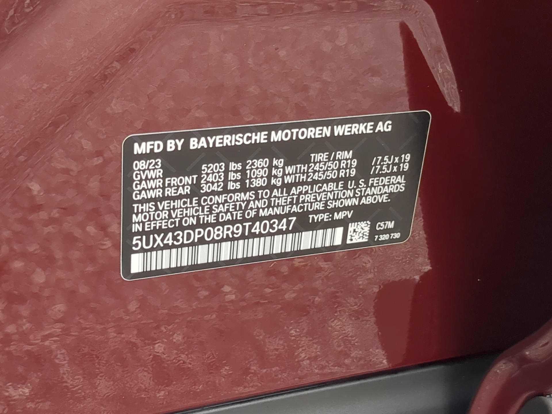 Used 2024 BMW X3 sDrive30i w/ Convenience Package RWD image 73