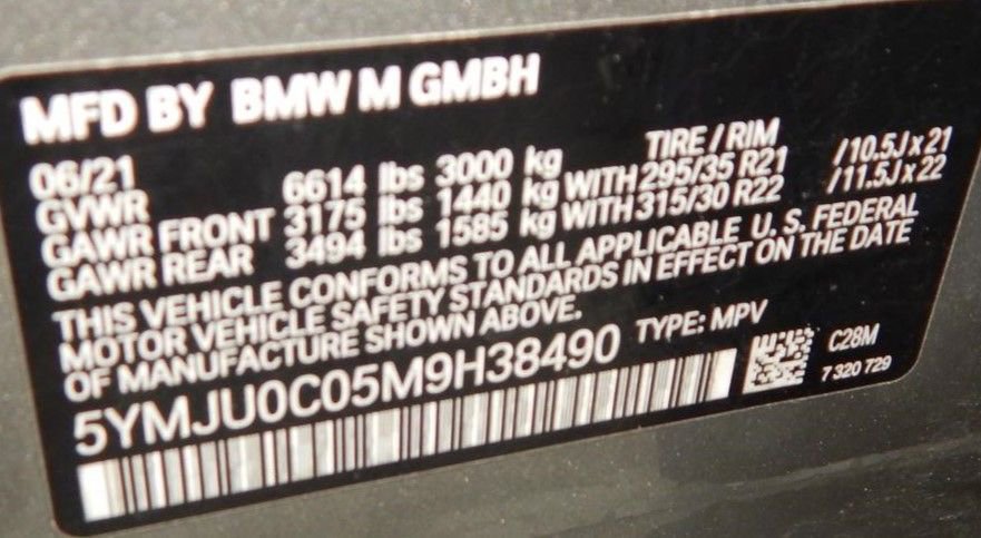 Used 2021 BMW X5 M w/ Competition Package AWD/4WD image 13