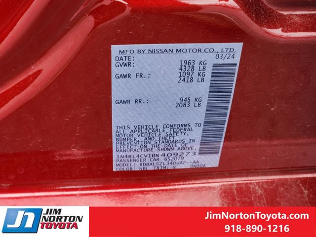 Used 2024 Nissan Altima 2.5 SR w/ SR Premium Package FWD image 34