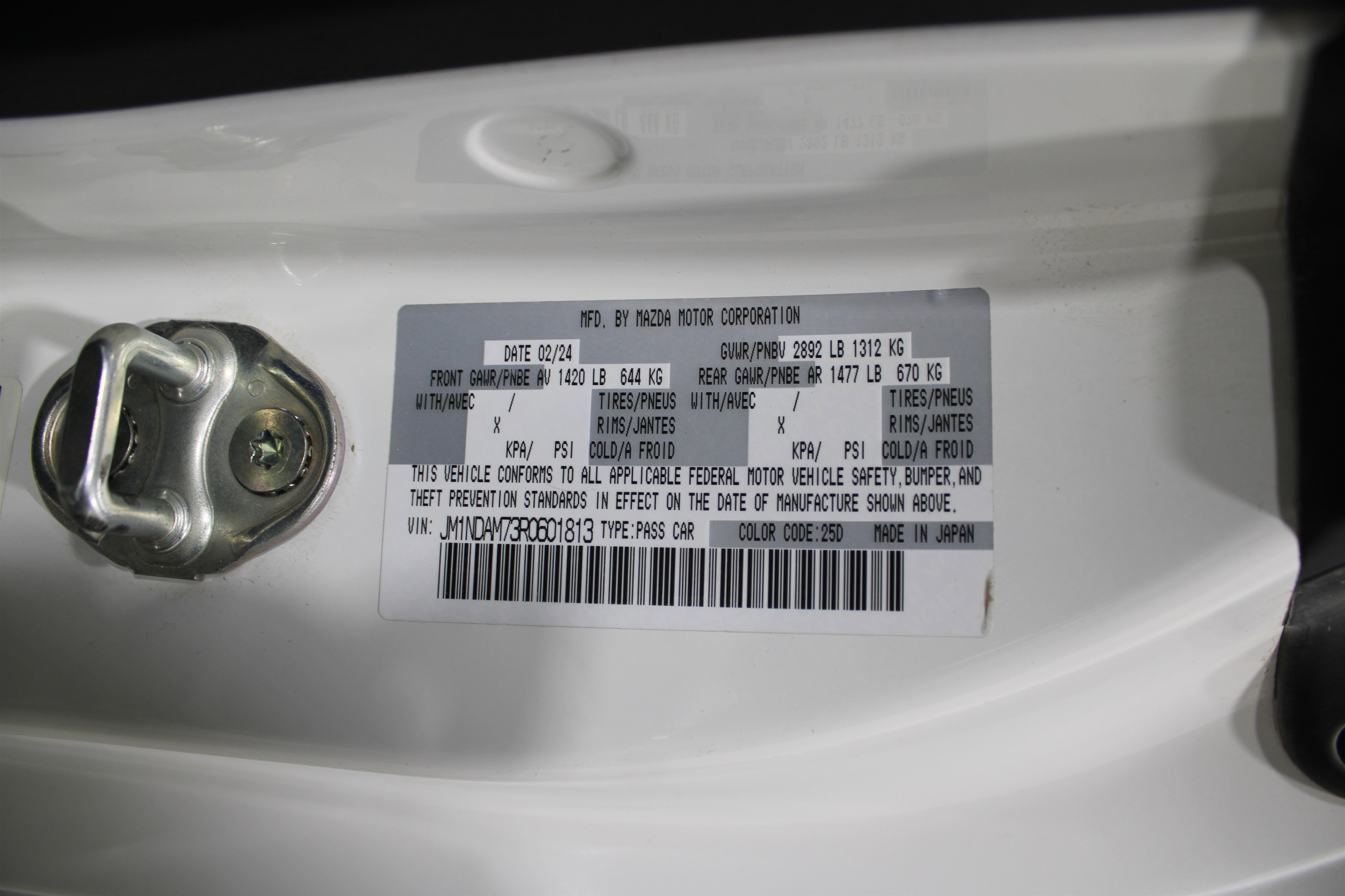 Used 2024 MAZDA MX-5 Miata RF Grand Touring w/ Weather Package image 33