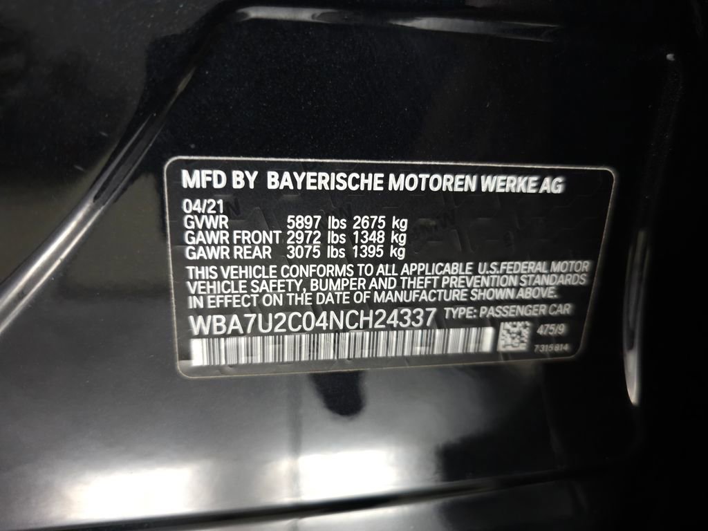 Used 2022 BMW 750i xDrive w/ Executive Package AWD/4WD image 41