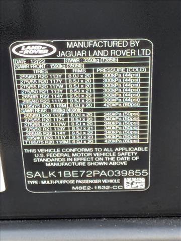 Certified 2023 Land Rover Range Rover Long Wheelbase Autobiography AWD/4WD image 24
