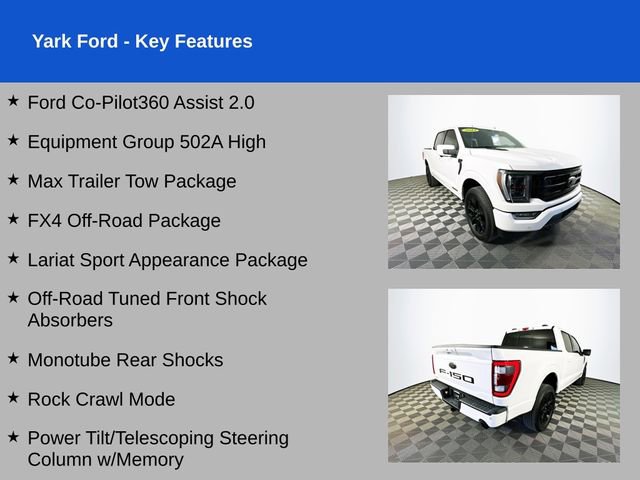 Certified 2023 Ford F150 Lariat w/ Equipment Group 502A High image 2