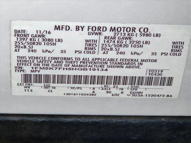 Used 2017 Ford Explorer Limited w/ Equipment Group 301A image 23