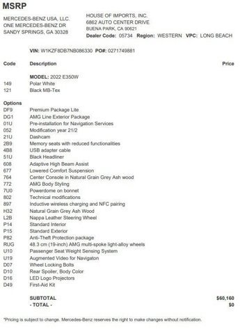 Certified 2022 Mercedes-Benz E 350 Sedan image 4