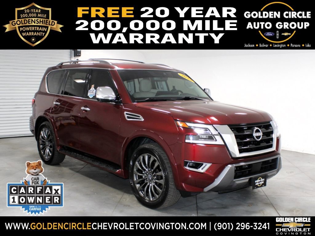 Used 2024 Nissan Armada Platinum w/ Captain's Chairs Package