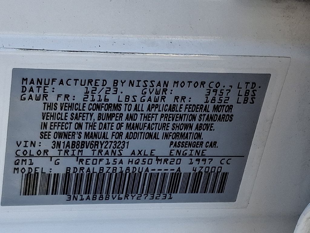 Certified 2024 Nissan Sentra S FWD image 27