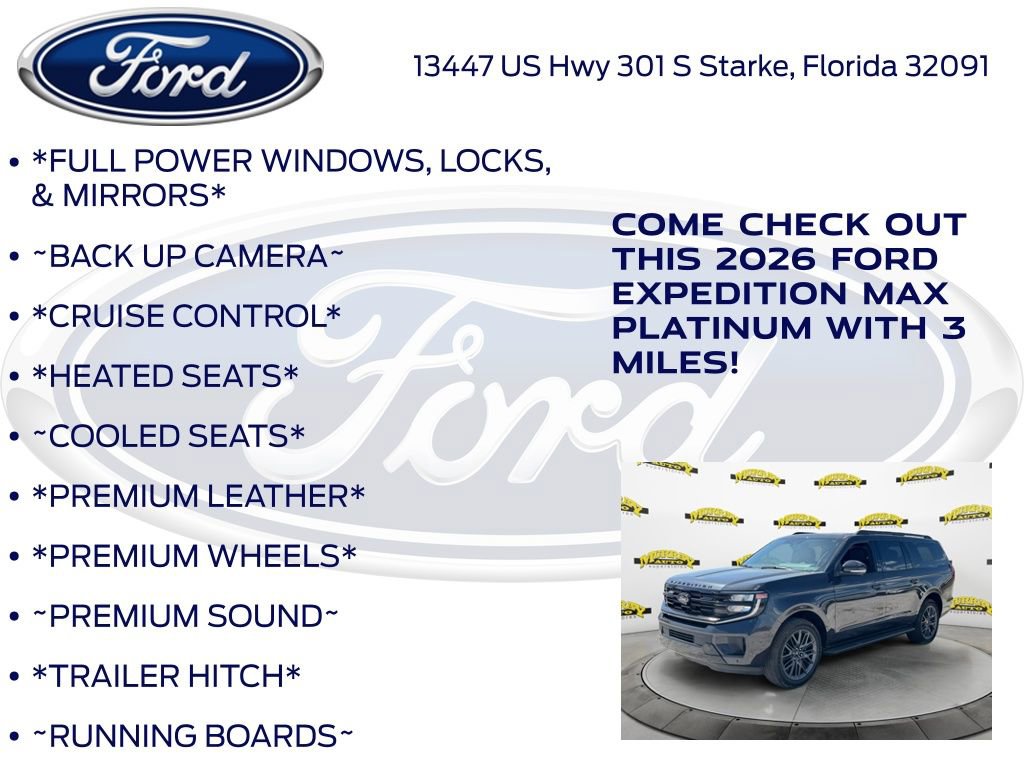New 2026 Ford Expedition Max Platinum w/ Stealth Appearance Package AWD/4WD image 10