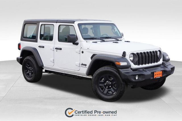 Certified 2024 Jeep Wrangler Sport