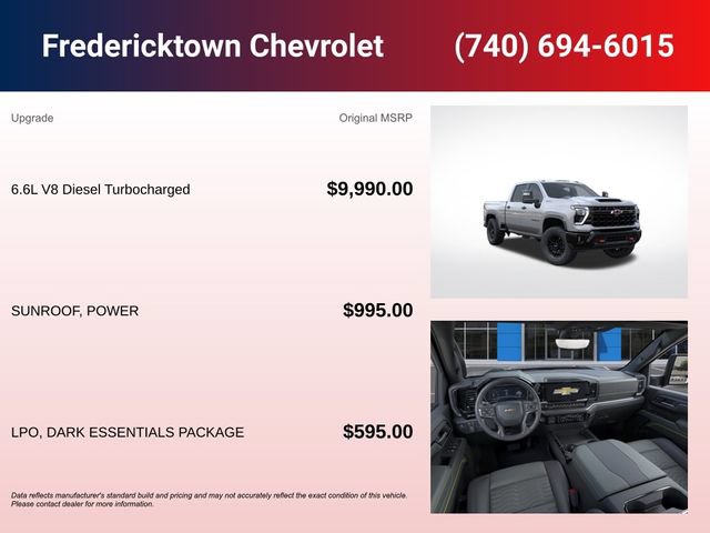 New 2026 Chevrolet Silverado 2500 ZR2 w/ LPO, Dark Essentials Package AWD/4WD image 5