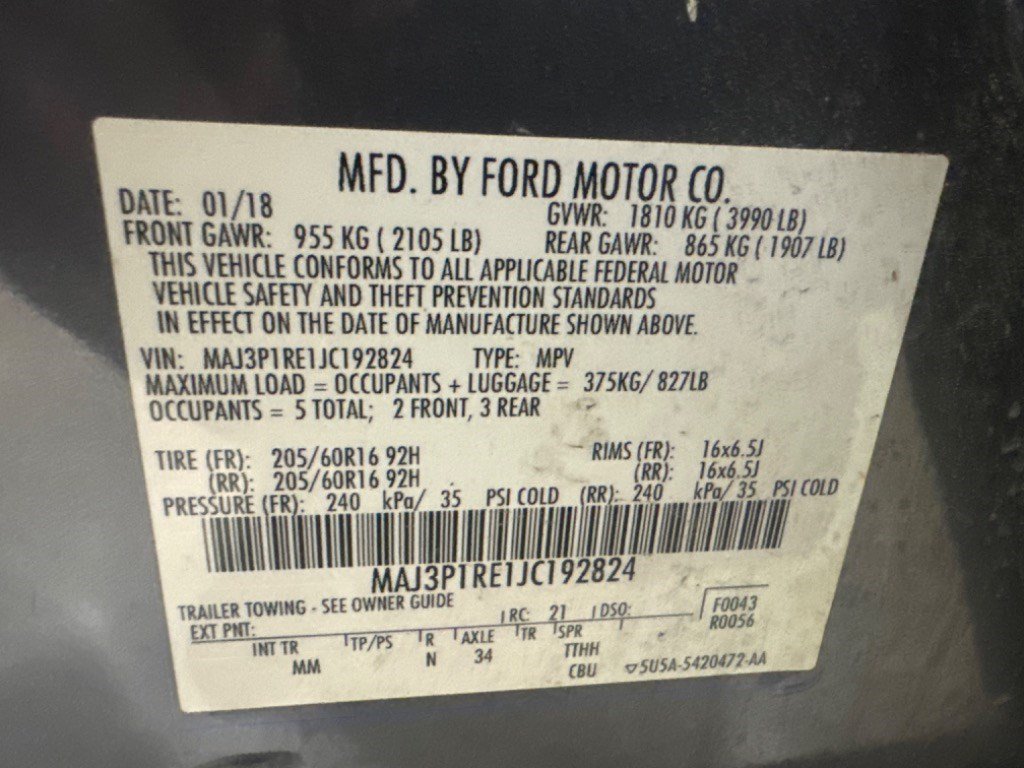 Used 2018 Ford EcoSport S FWD image 13