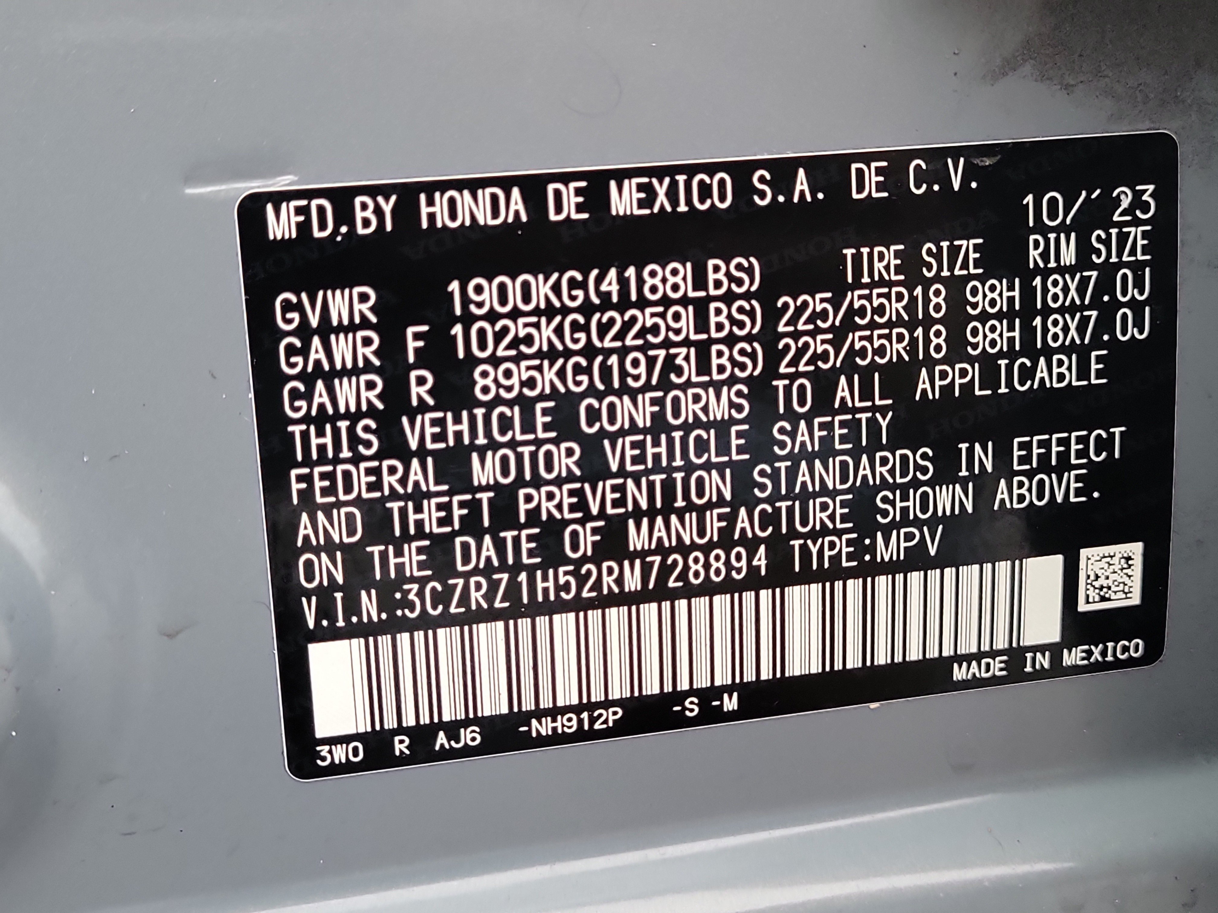 Used 2024 Honda HR-V Sport image 34