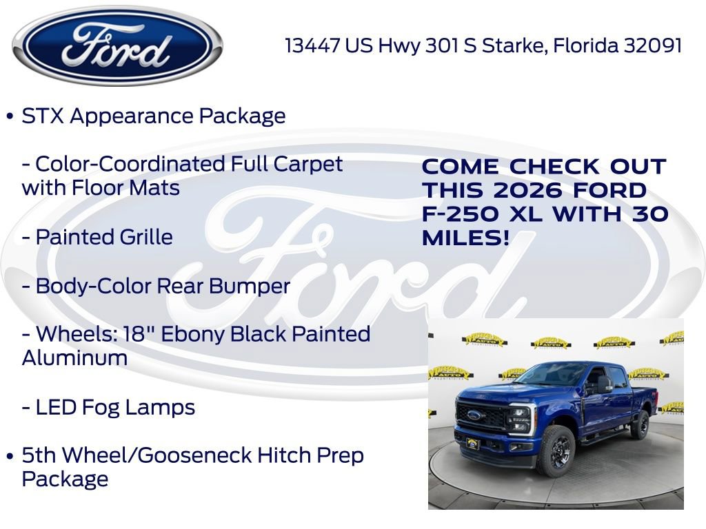 New 2026 Ford F250 XL w/ STX Appearance Package AWD/4WD image 15