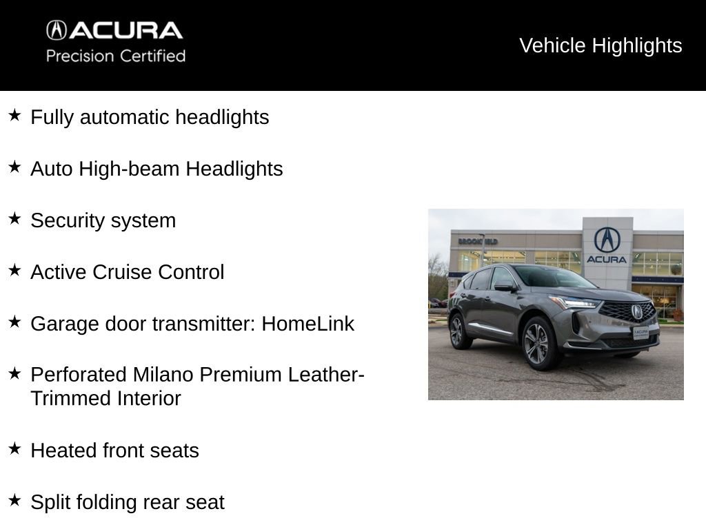 Certified 2025 Acura RDX SH-AWD w/ Technology Package image 17