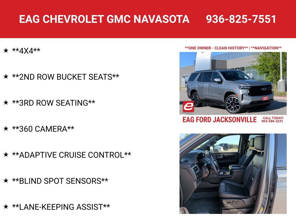 Used 2023 Chevrolet Tahoe RST w/ Luxury Package AWD/4WD image 8