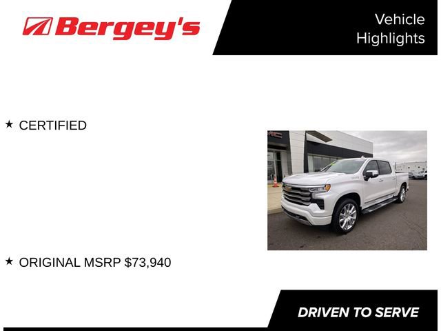 Certified 2024 Chevrolet Silverado 1500 High Country w/ Technology Package image 4