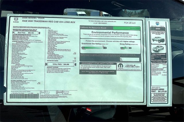 New 2026 RAM 3500 Tradesman image 15