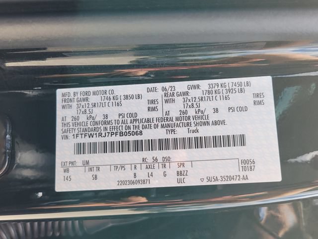 Used 2023 Ford F150 Raptor w/ Equipment Group 802A Raptor R AWD/4WD image 17