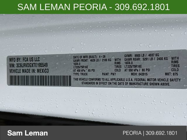 New 2026 RAM ProMaster 2500 w/ Convenience Group FWD image 27