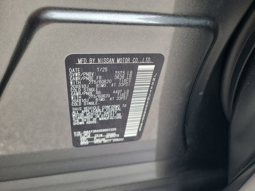 Used 2025 Nissan Armada SL w/ Captain's Chari Seat Package image 33