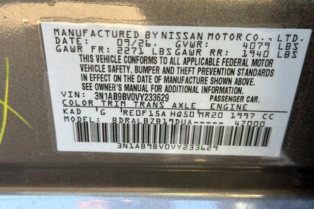 New 2027 Nissan Sentra S w/ Floor Mat Package FWD image 30