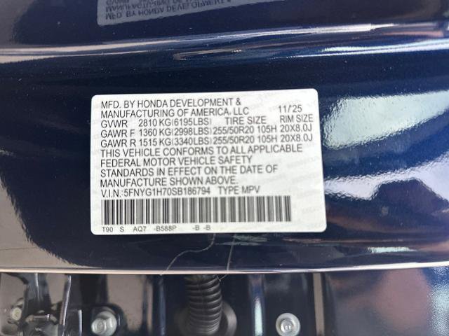 New 2025 Honda Pilot Touring image 29