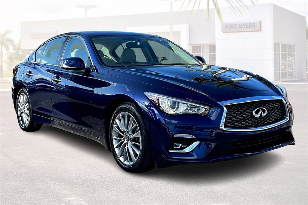 Used 2022 INFINITI Q50 Luxe w/ Cargo Package