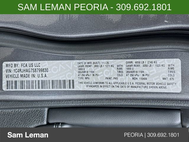 New 2025 Jeep Grand Cherokee Laredo X w/ Luxury Tech Group I image 30