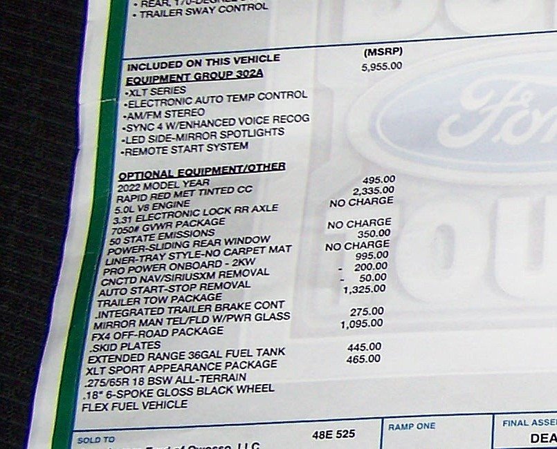 Used 2022 Ford F150 XLT w/ Equipment Group 302A High AWD/4WD image 14