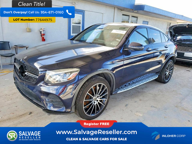 Used 2018 Mercedes-Benz GLC 300 4MATIC Coupe w/ AMG Line image 1