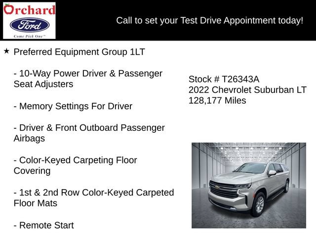 Used 2022 Chevrolet Suburban LT AWD/4WD image 7
