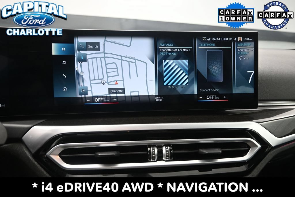 Used 2023 BMW i4 eDrive40 w/ Premium Package RWD image 12