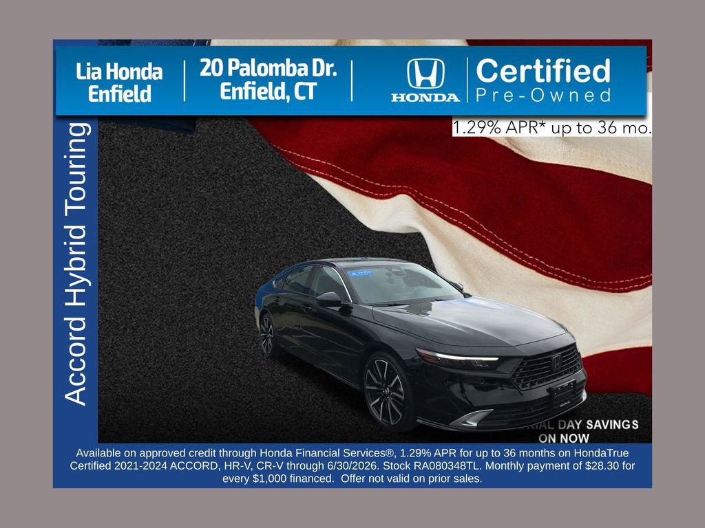 Certified 2024 Honda Accord Touring image 1