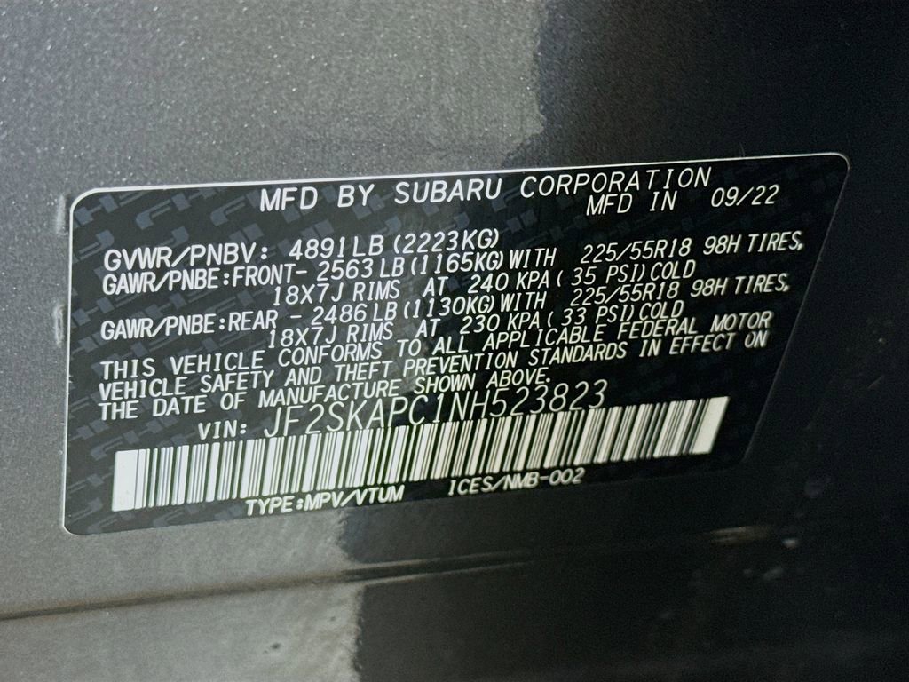 Certified 2022 Subaru Forester Limited w/ Popular Package #2 AWD/4WD image 43