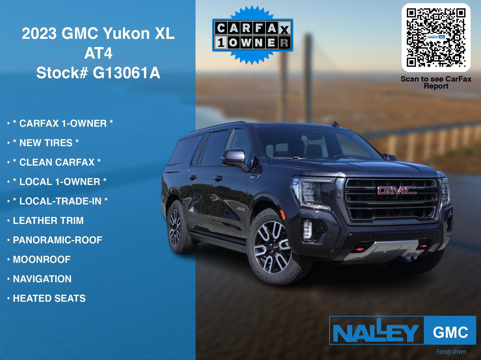 Used 2023 GMC Yukon XL AT4 w/ AT4 Premium Plus Package AWD/4WD image 7