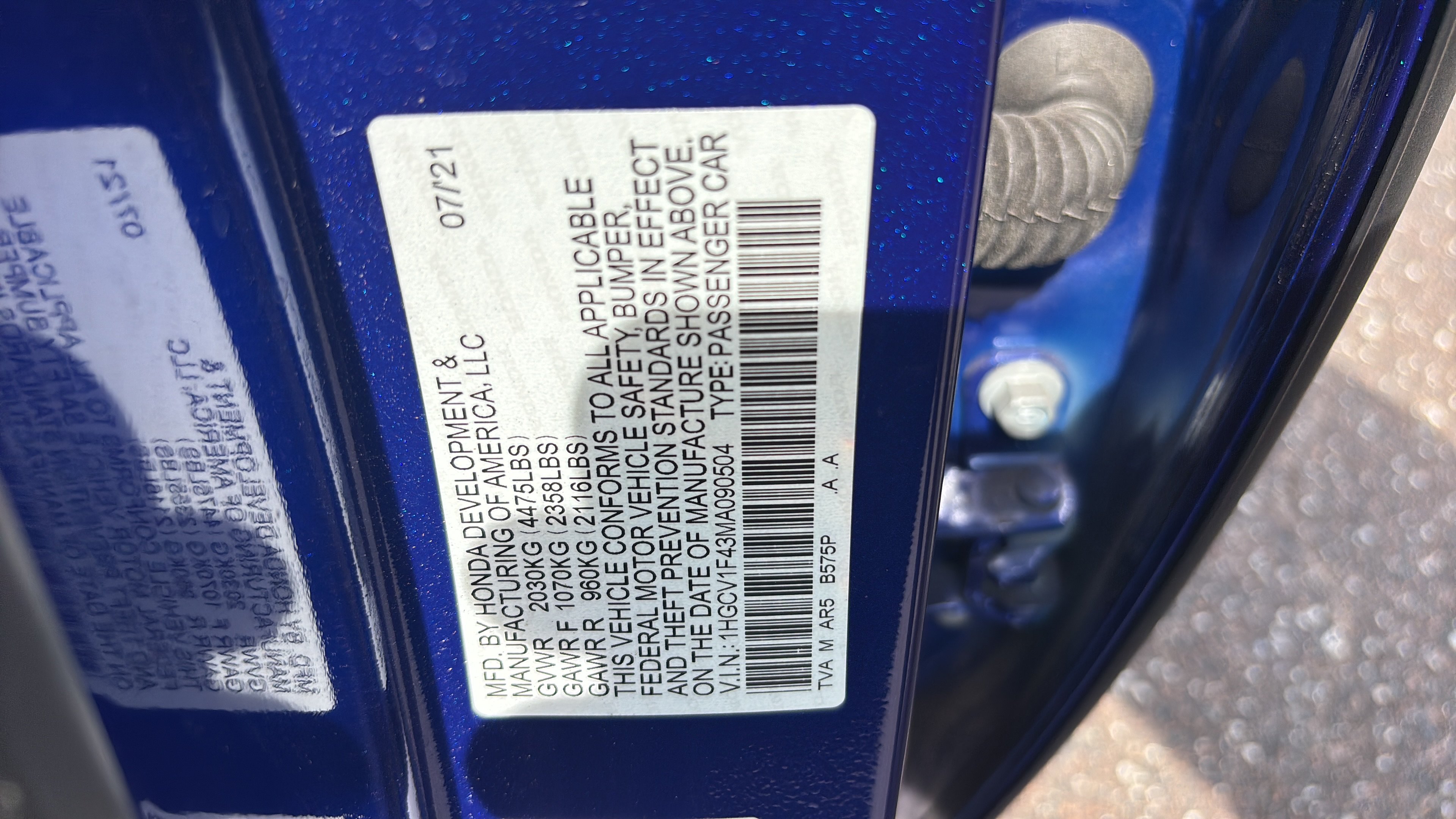 Certified 2021 Honda Accord Sport Special Edition image 14