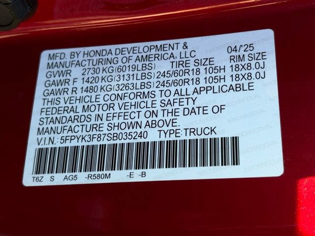Used 2025 Honda Ridgeline Black Edition image 32