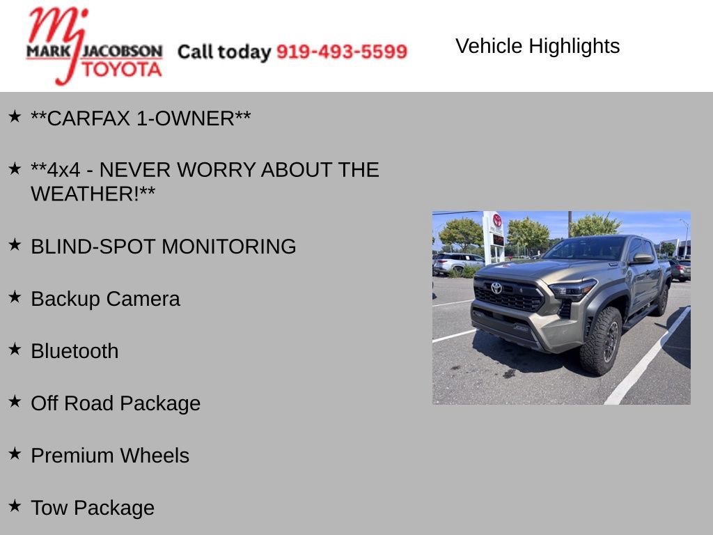 Used 2025 Toyota Tacoma TRD Off-Road AWD/4WD image 6