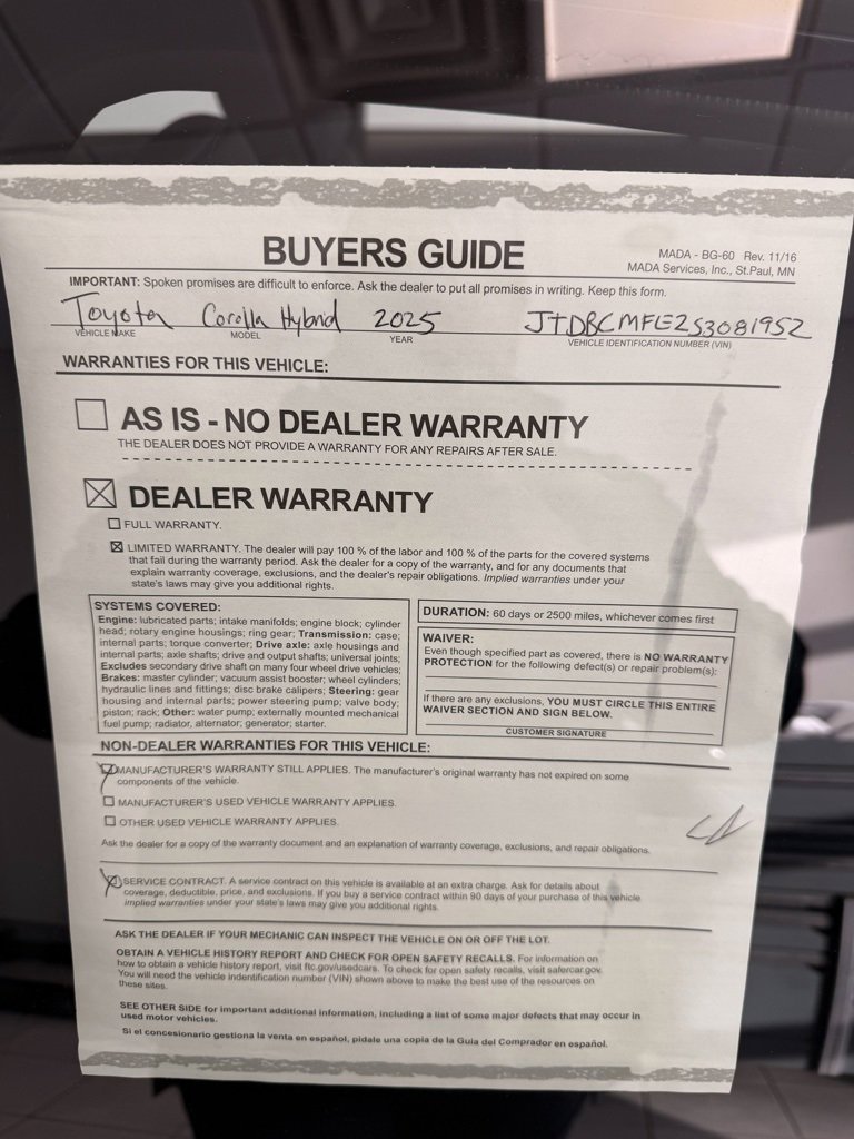 Certified 2025 Toyota Corolla LE w/ LE Premium Package image 27