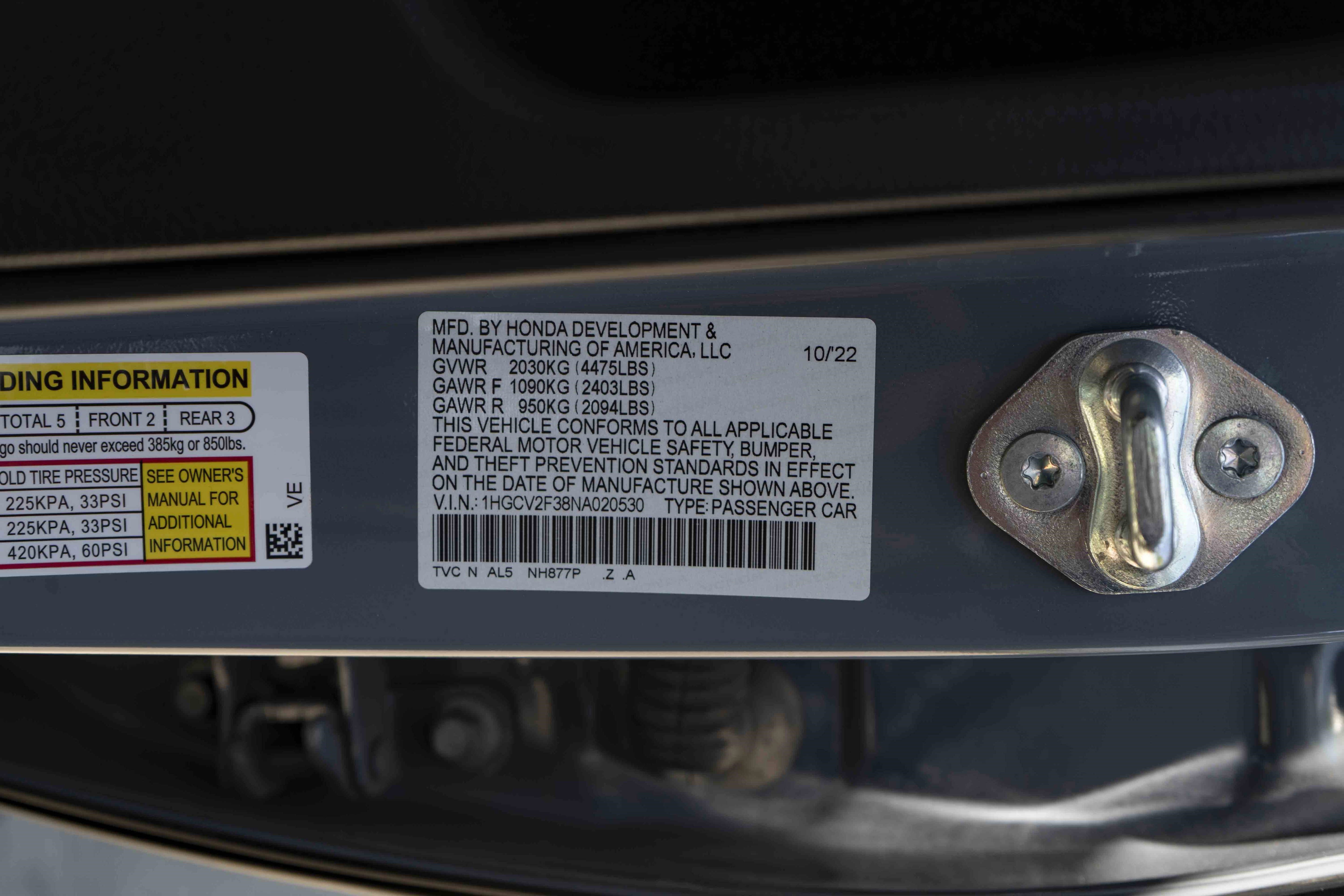 Used 2022 Honda Accord Sport image 46