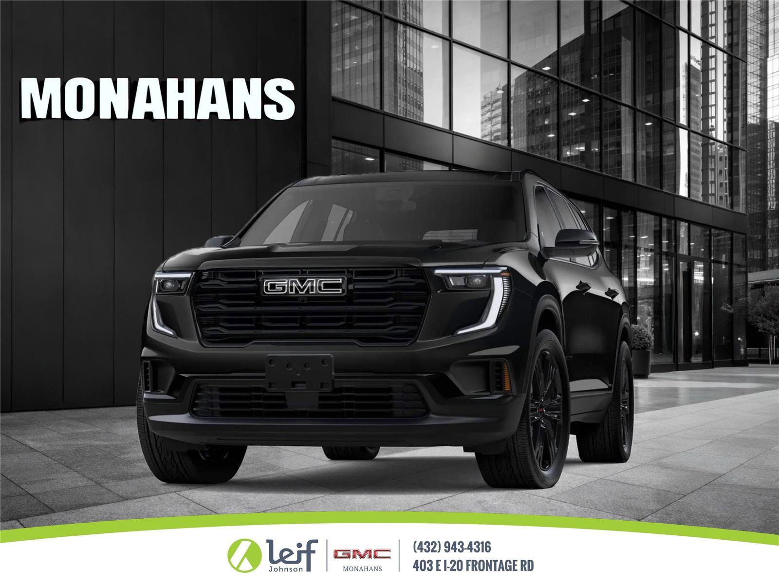 New 2026 GMC Acadia Elevation w/ Black Edition