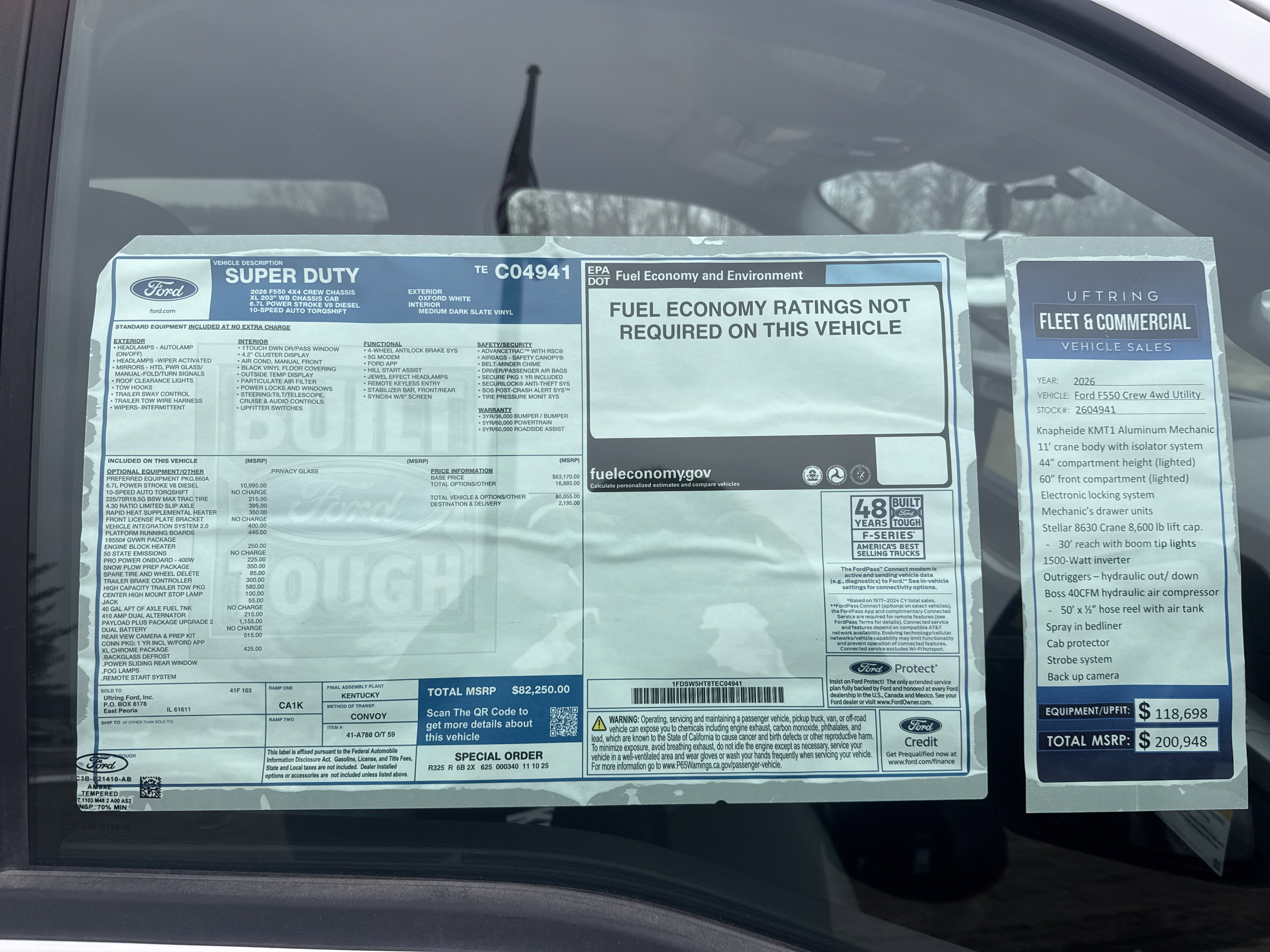 New 2026 Ford F550 4x4 Crew Cab image 35