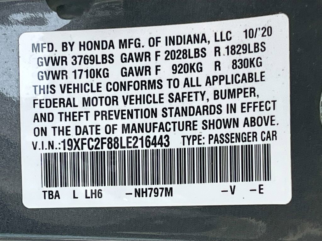 Used 2020 Honda Civic Sport image 29