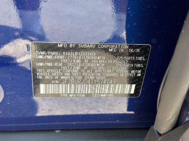 New 2026 Subaru Outback Touring XT AWD/4WD image 26