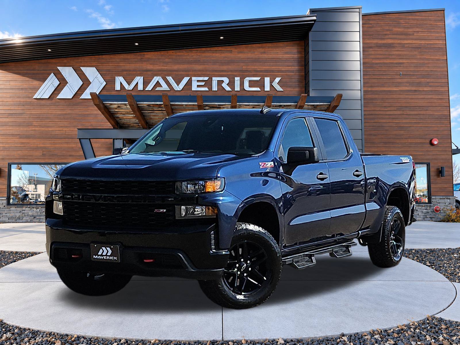 Used 2021 Chevrolet Silverado 1500 Custom Trail Boss w/ Safety Confidence Package AWD/4WD image 3