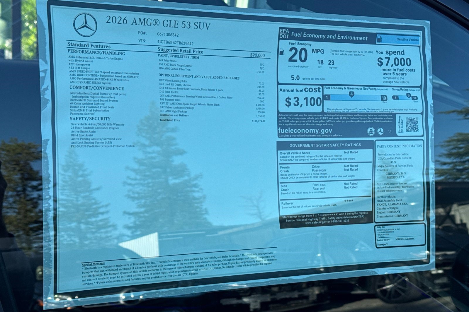 New 2026 Mercedes-Benz GLE 53 AMG 4MATIC image 30