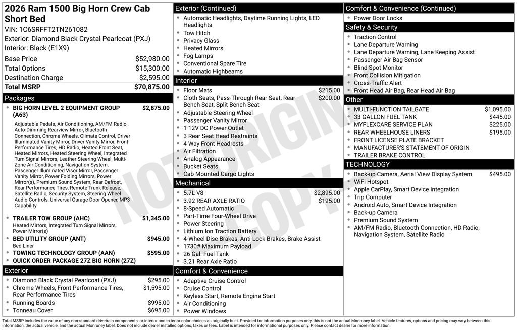 New 2026 RAM 1500 Big Horn image 6