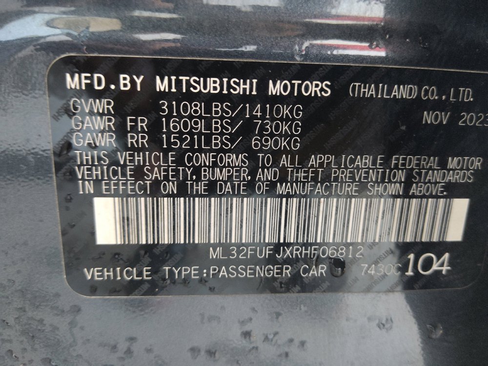 Used 2024 Mitsubishi Mirage G4 ES FWD image 33
