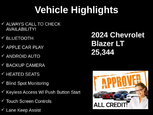 Used 2024 Chevrolet Blazer LT w/ Convenience Package FWD image 9