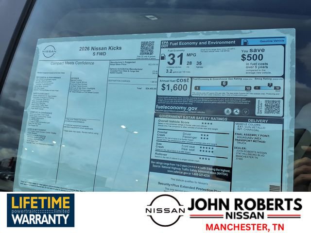 New 2026 Nissan Kicks S image 19